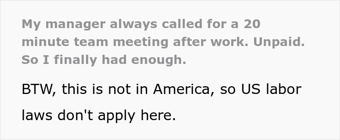 New Hire Doesn&rsquo;t Put Up With Management&rsquo;s Illegal Shenanigans, Makes The Whole Team Do The Same