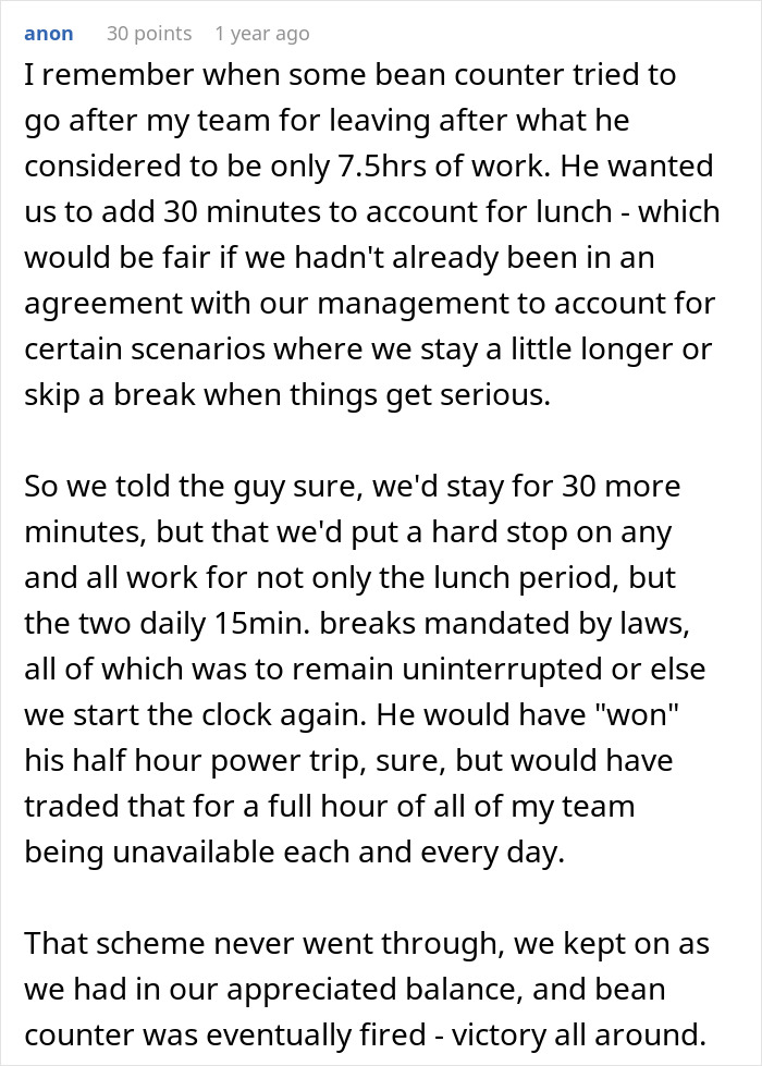 New Hire Doesn&rsquo;t Put Up With Management&rsquo;s Illegal Shenanigans, Makes The Whole Team Do The Same