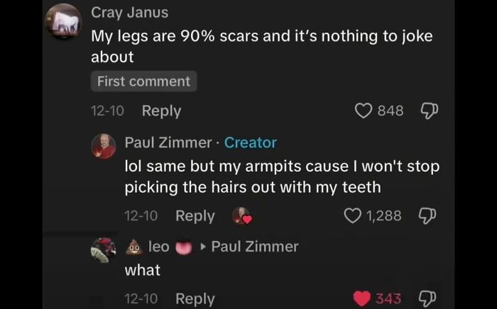 49 Of The Funniest And Most Unhinged Comments On TikTok