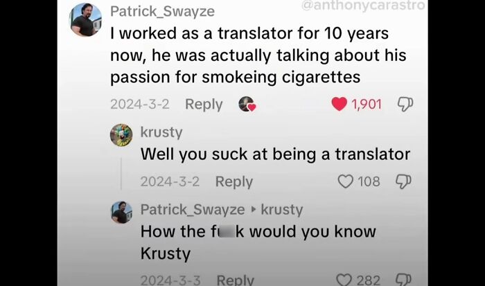 49 Of The Funniest And Most Unhinged Comments On TikTok