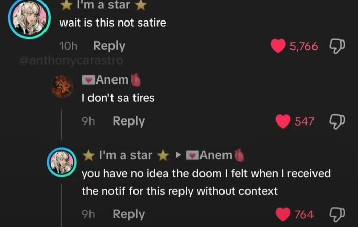 49 Of The Funniest And Most Unhinged Comments On TikTok