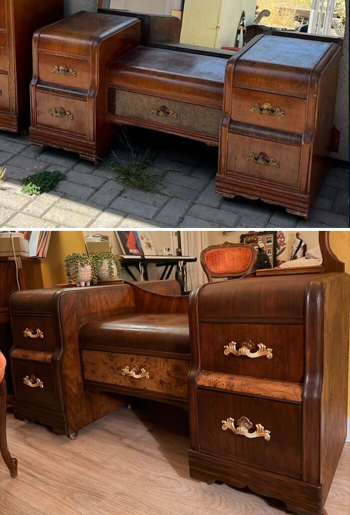 84 Times People Found An Old Piece Of Furniture, Saw The Potential In It And Revived It (New Pics)