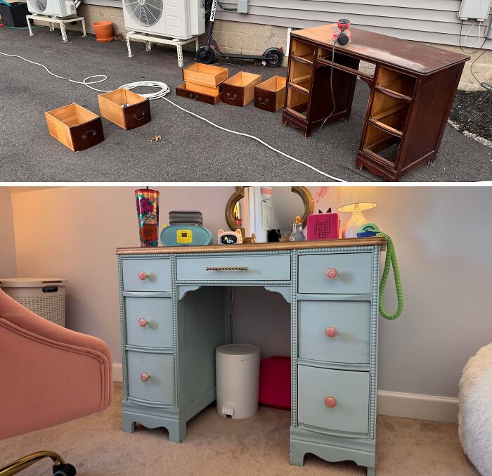 84 Times People Found An Old Piece Of Furniture, Saw The Potential In It And Revived It (New Pics)