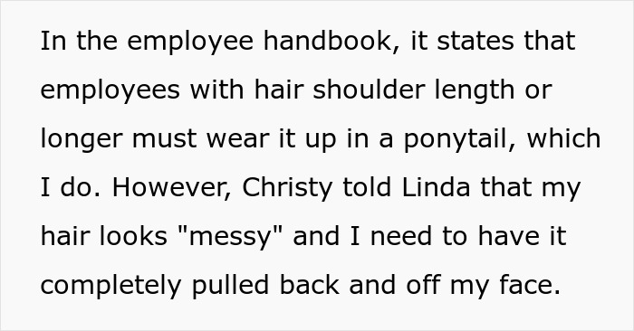 Woman Is Told Her Hair Looks “Messy,” Learns Her Job Might Be On The Line