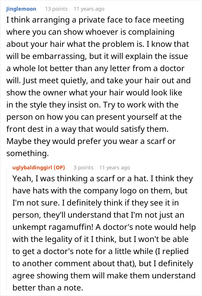 Woman Is Told Her Hair Looks “Messy,” Learns Her Job Might Be On The Line