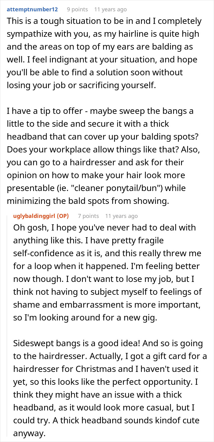 Woman Is Told Her Hair Looks “Messy,” Learns Her Job Might Be On The Line