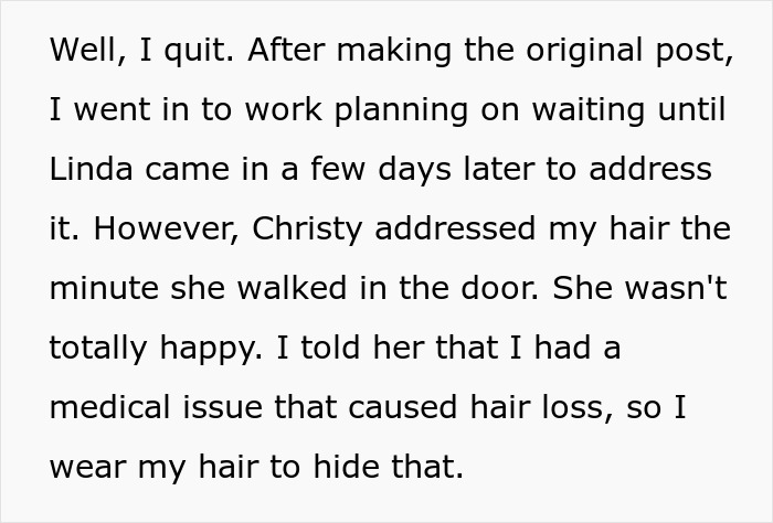 Woman Is Told Her Hair Looks “Messy,” Learns Her Job Might Be On The Line