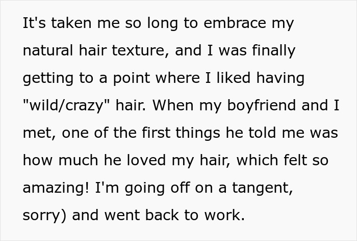 Woman Is Told Her Hair Looks “Messy,” Learns Her Job Might Be On The Line