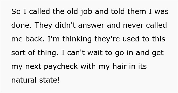 Woman Is Told Her Hair Looks “Messy,” Learns Her Job Might Be On The Line