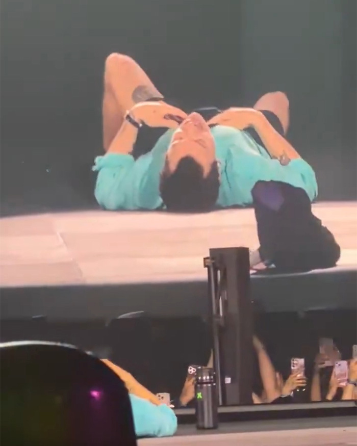Harry Styles Sparks Concern After Choking On Water And Collapsing Onstage During Scorching Heatwave
