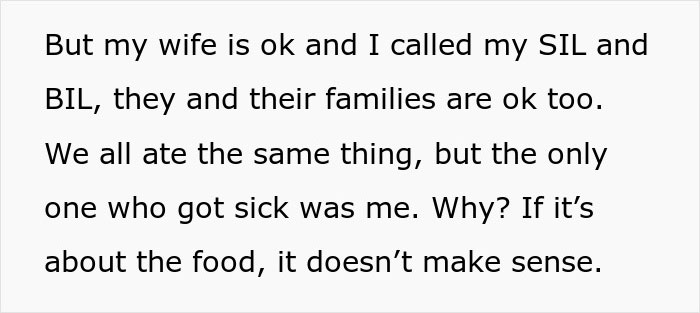 Person Gets Violently Sick After MIL&rsquo;s Birthday Dinner, Starts To Suspect Why