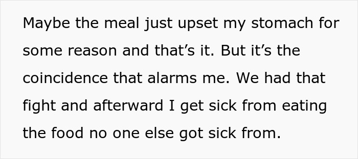Person Gets Violently Sick After MIL&rsquo;s Birthday Dinner, Starts To Suspect Why