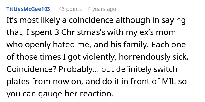 Person Gets Violently Sick After MIL&rsquo;s Birthday Dinner, Starts To Suspect Why