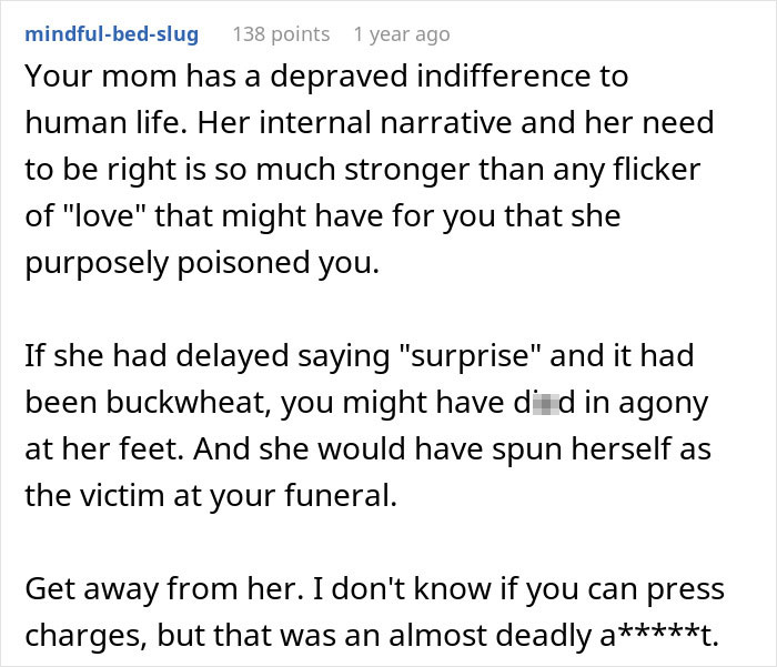 Mom Tricks Daughter Into Eating Food She Thinks Could End Her Life: “Surprise! It’s Gluten Free!”