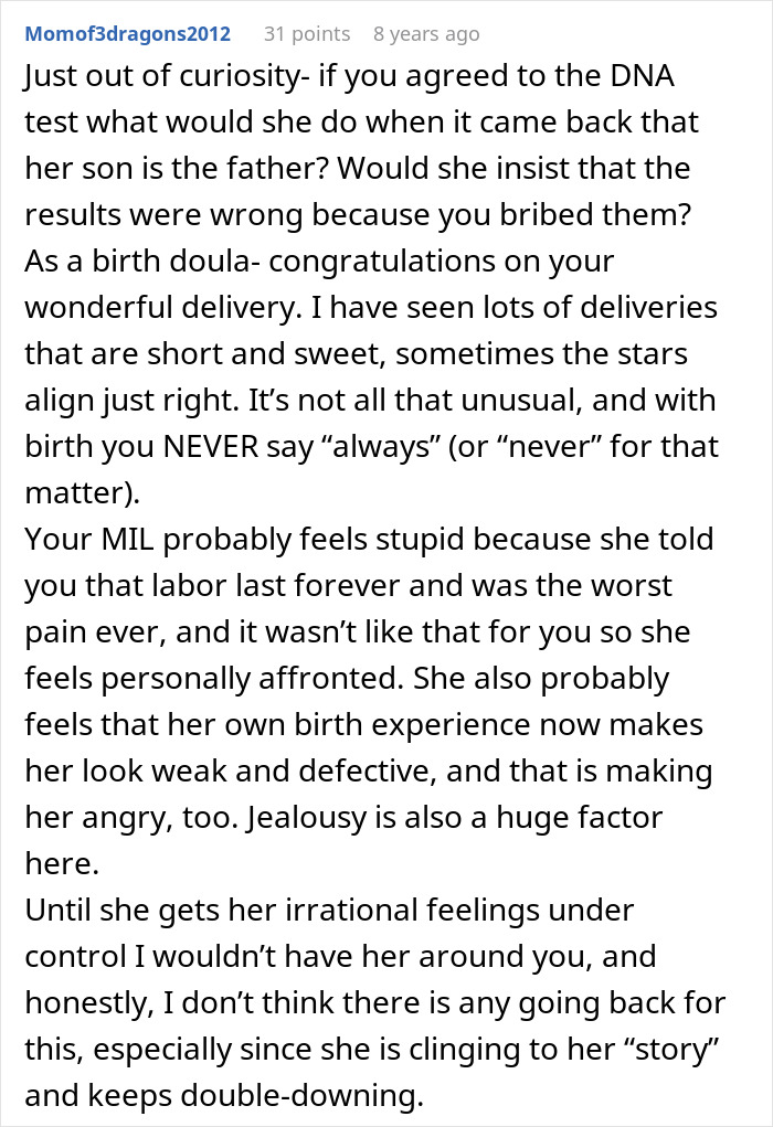 MIL Doesn’t Hear DIL Scream During Childbirth, Comes Up With A Wild Theory