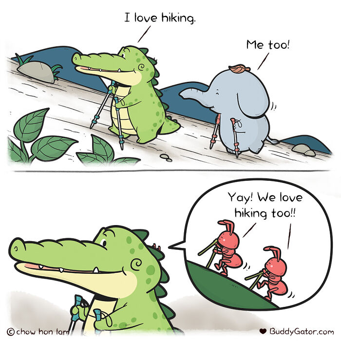 49 Wholesome Comics About An Alligator And His Friends By This Artist (New Pics)