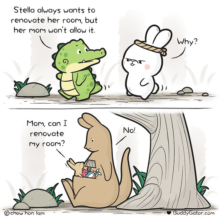 49 Wholesome Comics About An Alligator And His Friends By This Artist (New Pics)