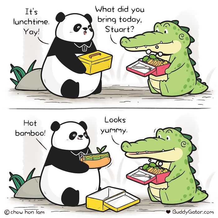 49 Wholesome Comics About An Alligator And His Friends By This Artist (New Pics)