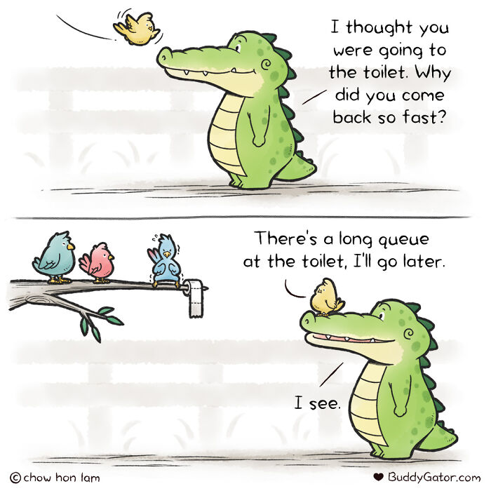 49 Wholesome Comics About An Alligator And His Friends By This Artist (New Pics)