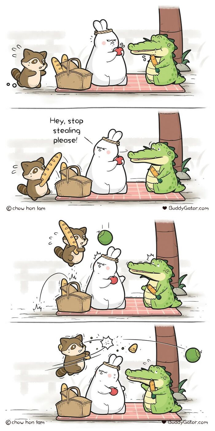 49 Wholesome Comics About An Alligator And His Friends By This Artist (New Pics)