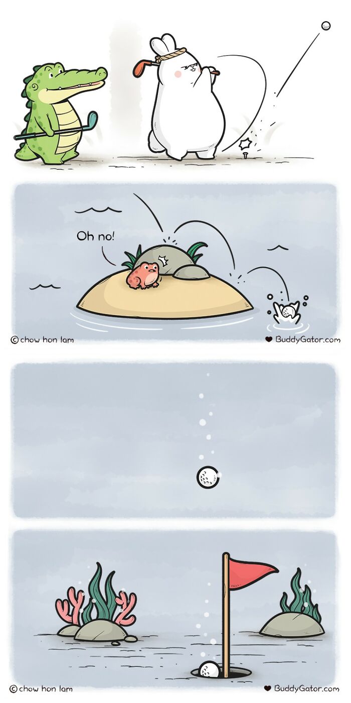49 Wholesome Comics About An Alligator And His Friends By This Artist (New Pics)