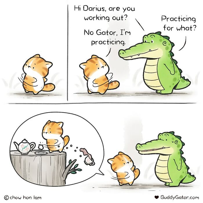 49 Wholesome Comics About An Alligator And His Friends By This Artist (New Pics)