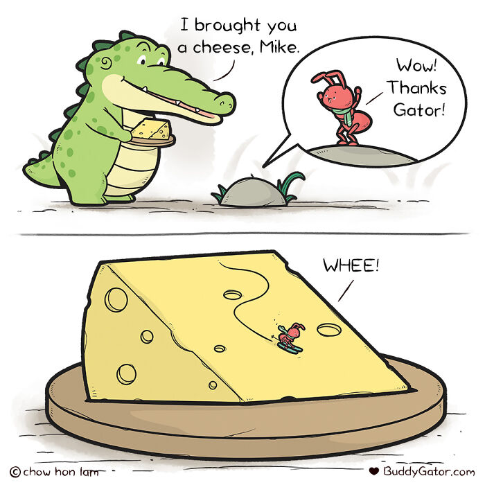 49 Wholesome Comics About An Alligator And His Friends By This Artist (New Pics)