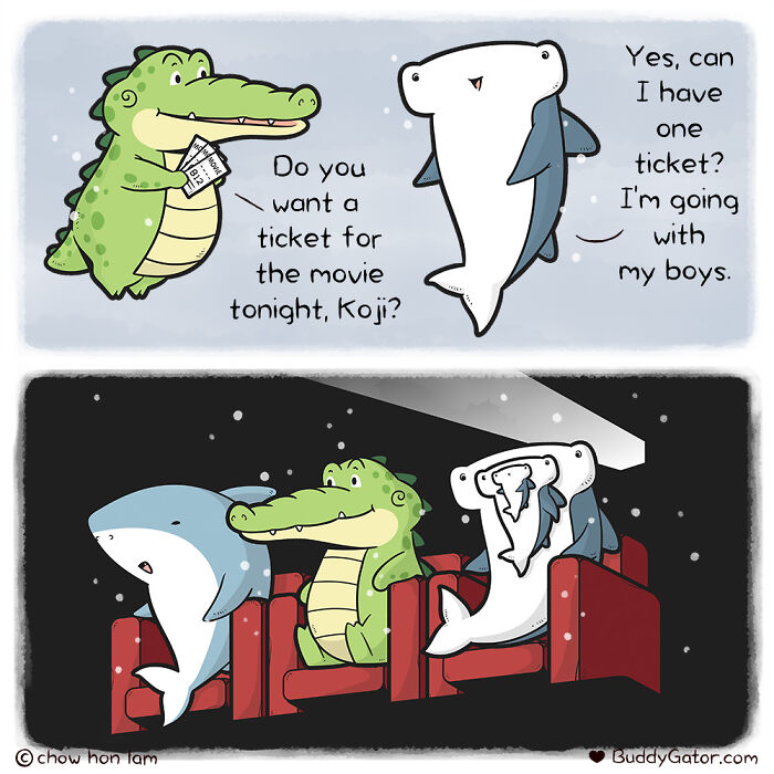 49 Wholesome Comics About An Alligator And His Friends By This Artist (New Pics)