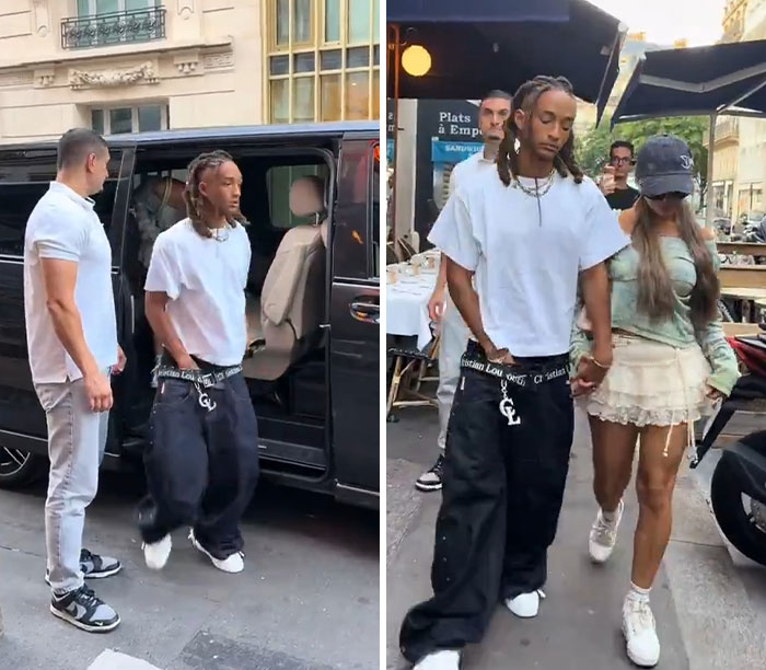Will Smith’s Son Jaden Called Out After Being Spotted Holding His Manhood In Public