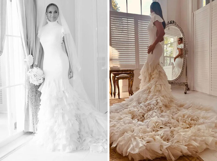“Divorce Was Destined”: 20 Celebrity Wedding Dresses That Stunned, For Better Or Worse