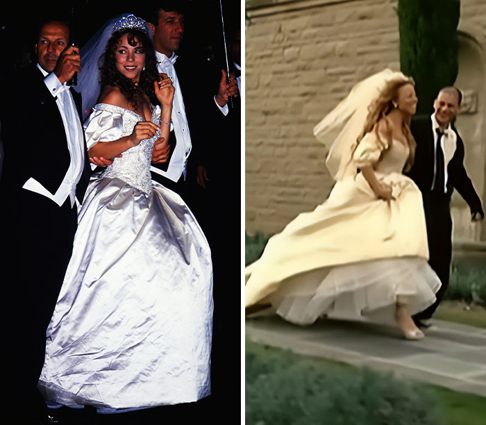 “Divorce Was Destined”: 20 Celebrity Wedding Dresses That Stunned, For Better Or Worse