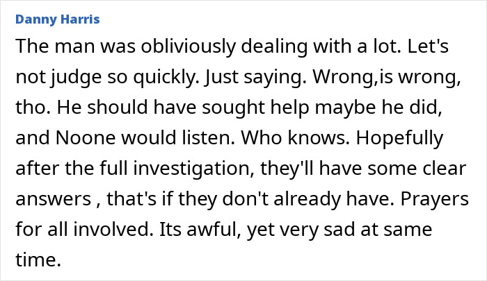 Man Loses His Temper Amid Conversation About His Elderly Mom, And It Ends Tragically For His Wife And Daughter