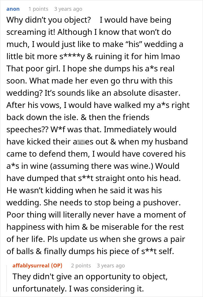 Groom Makes Wedding All About Him And “The Boys” As The Bride Holds Back Tears