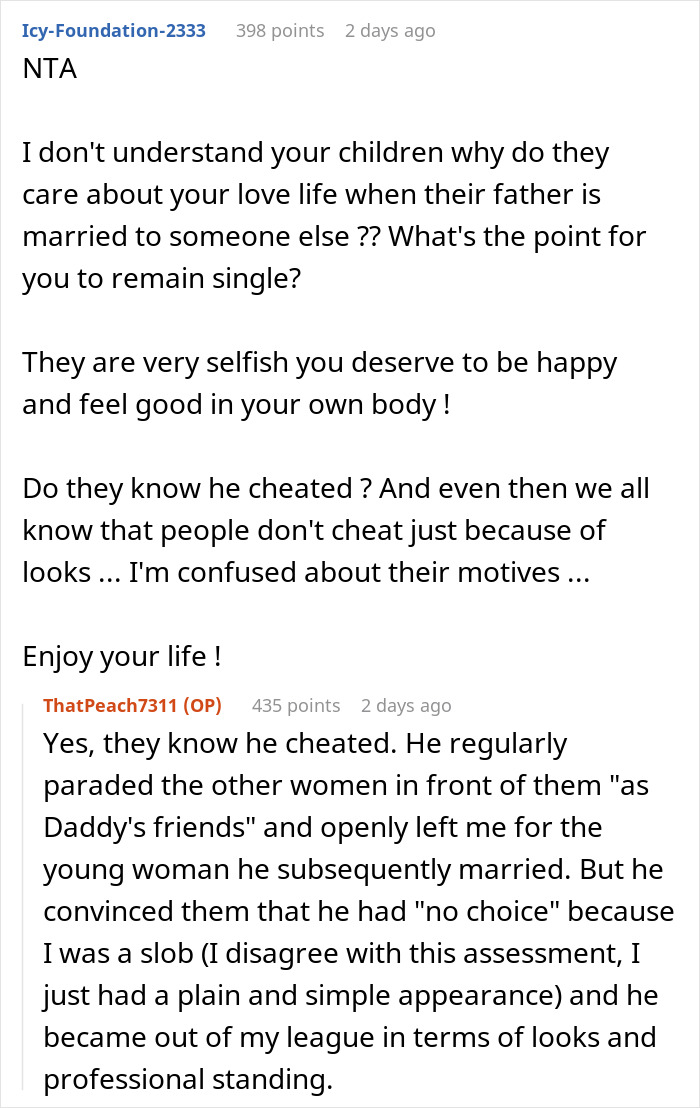 Woman Glows Up After Leaving Her Cheating Husband, Makes Her Kids Cut Contact With Her