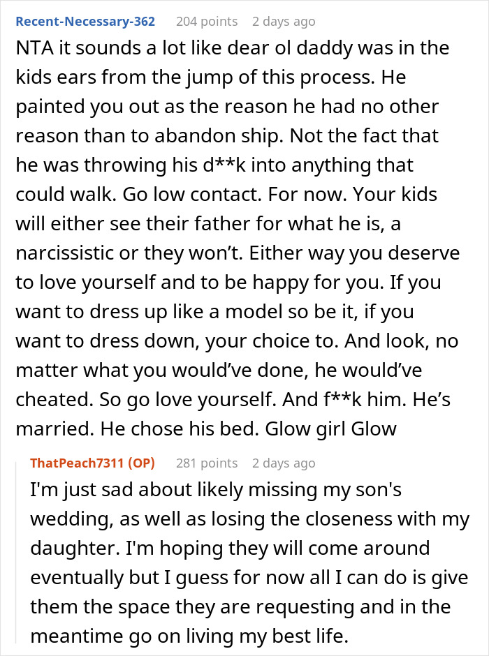 Woman Glows Up After Leaving Her Cheating Husband, Makes Her Kids Cut Contact With Her