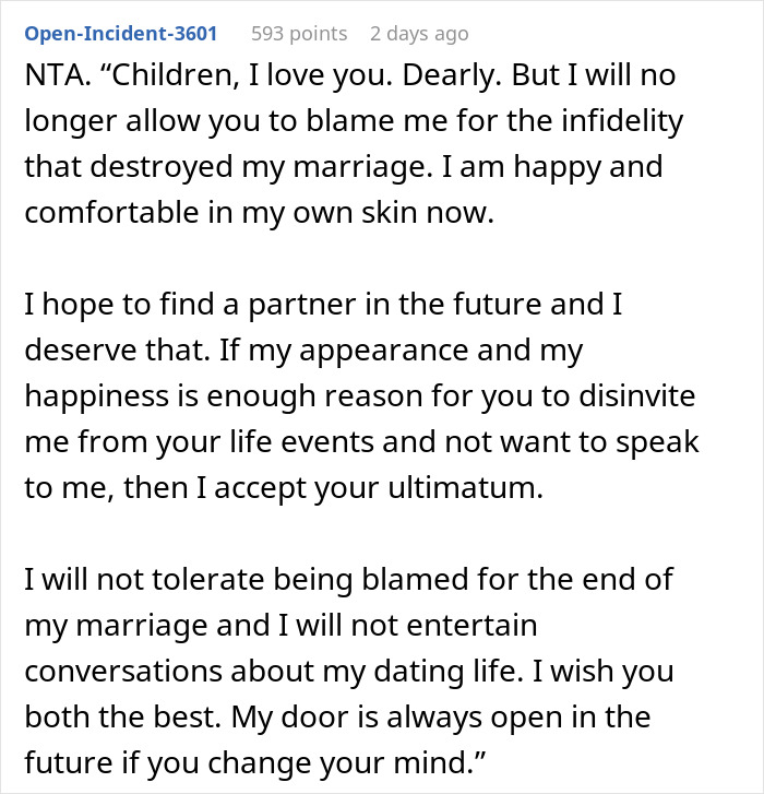 Woman Glows Up After Leaving Her Cheating Husband, Makes Her Kids Cut Contact With Her