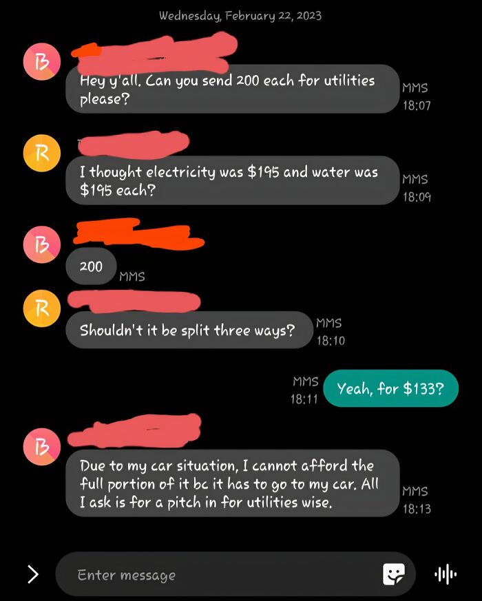 64 Horrible Roommates Who Somehow Passed The Vibe Check Before Move-In Day And Failed Soon After