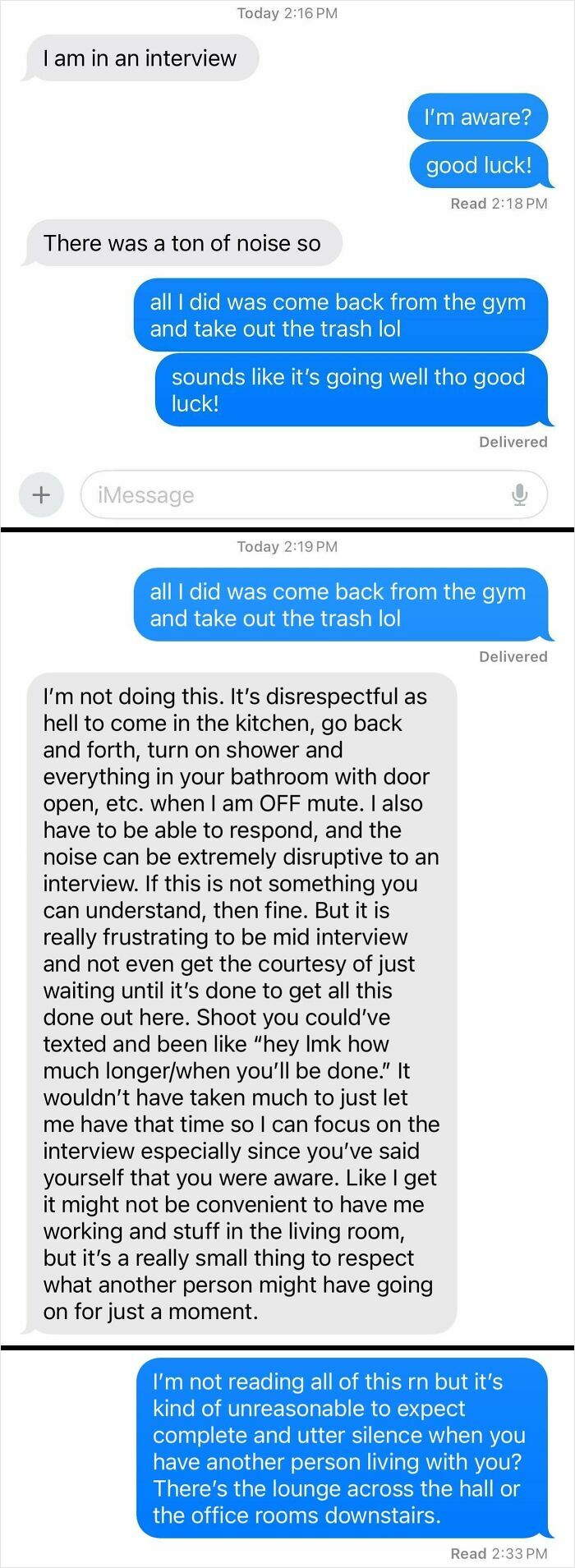 64 Horrible Roommates Who Somehow Passed The Vibe Check Before Move-In Day And Failed Soon After