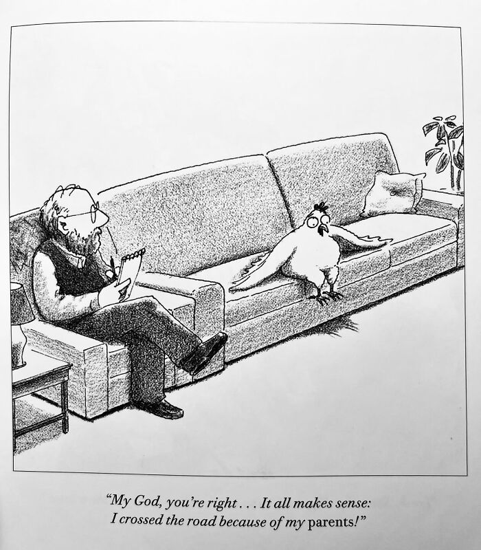 This New Yorker Magazine Cartoonist Creates Clever One-Panel Comics (40 New Pics)