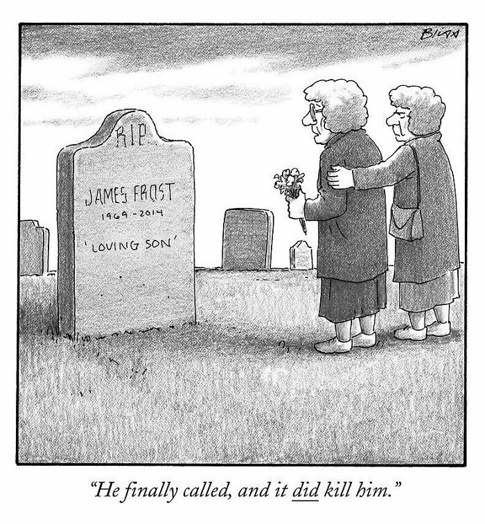 This New Yorker Magazine Cartoonist Creates Clever One-Panel Comics (40 New Pics)
