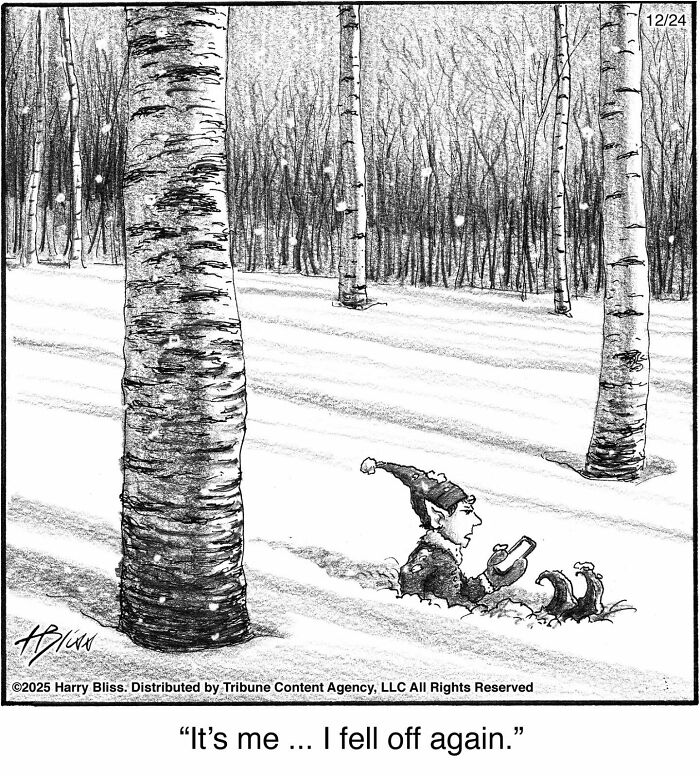 This New Yorker Magazine Cartoonist Creates Clever One-Panel Comics (40 New Pics)