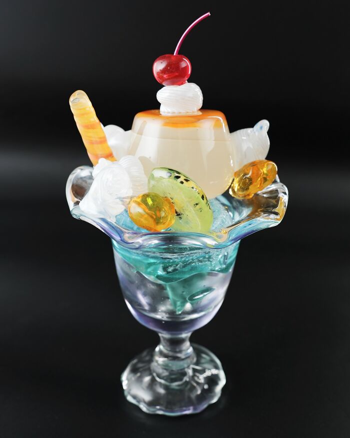 This Japanese Artist Creates Hyper-Realistic Glass Food That Looks Good Enough To Eat (25 Pics)