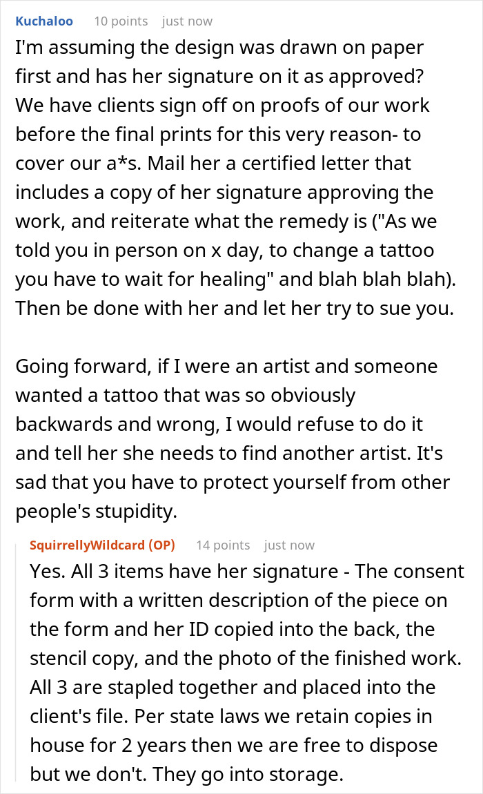 Woman Claims Tattoo Artist Ruined Her Ink, But The Reason Why Leaves The Whole Shop Stunned