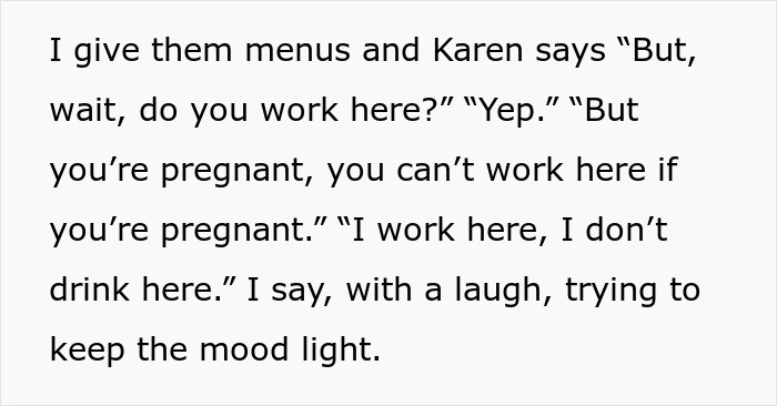 Religious Fanatics Fume Because Pregnant Woman Works In A Pub, Have The Nerve To Call Cops On Her