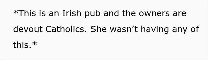 Religious Fanatics Fume Because Pregnant Woman Works In A Pub, Have The Nerve To Call Cops On Her