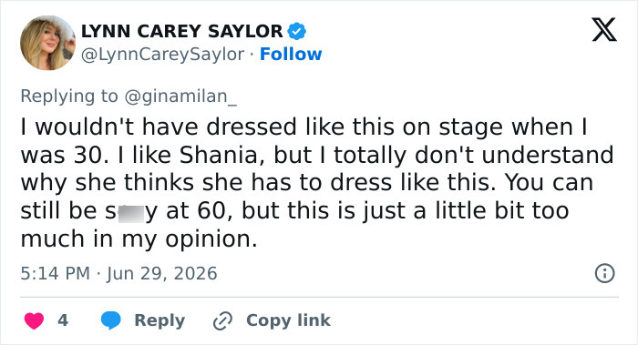 Shania Twain Compared To Madonna Over Sheer Look And “Cringe” Dance Moves: “Does She Have No Dignity?”