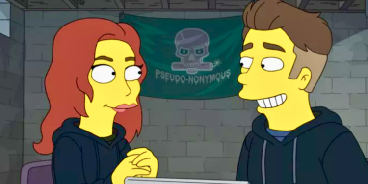 Anna Faris in The Simpsons Anna Faris in The Simpsons