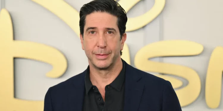 David Schwimmer attending Disney's 2024 Upfront presentation