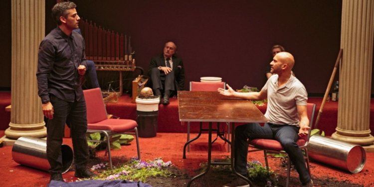 Keegan-Michael Key in Hamlet stage play Keegan-Michael Key in Hamlet stage play