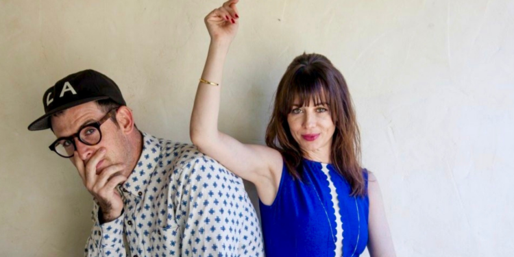 Moshe Kasher and wife Natasha Leggero Moshe Kasher and wife Natasha Leggero